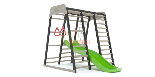 Детская игровая площадка Савушка Непоседа 1 nero-cappucino