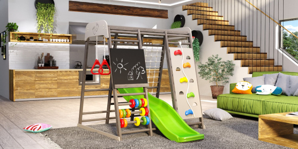 Детская игровая площадка Савушка Непоседа 4 shiitake