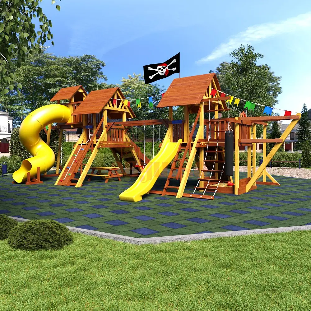 Детские игровые площадки и спортивные комплексы от ТМ Киндерленд